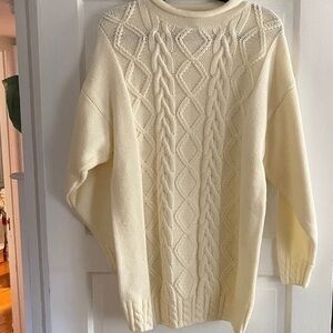 Clock House cable sweater One size fits all